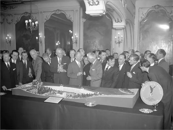 Guests at an event for the release of The Dam Busters in 1955