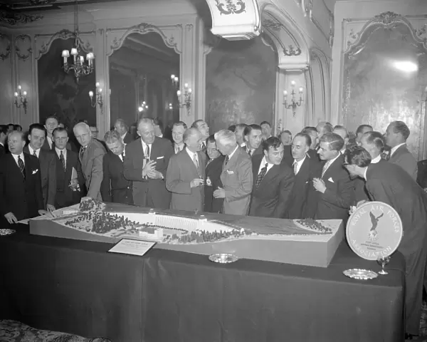 Guests at an event for the release of The Dam Busters in 1955