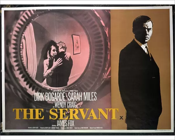 UK quad artwork for The Servant (1963)