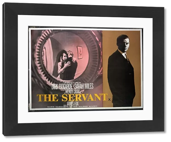 UK quad artwork for The Servant (1963)