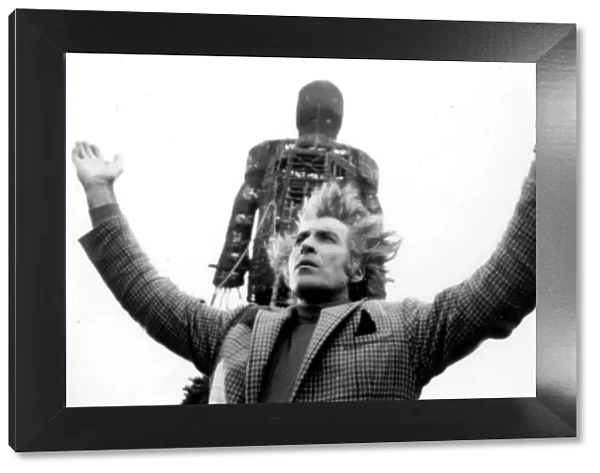 A black and white image from The Wicker Man (1973)