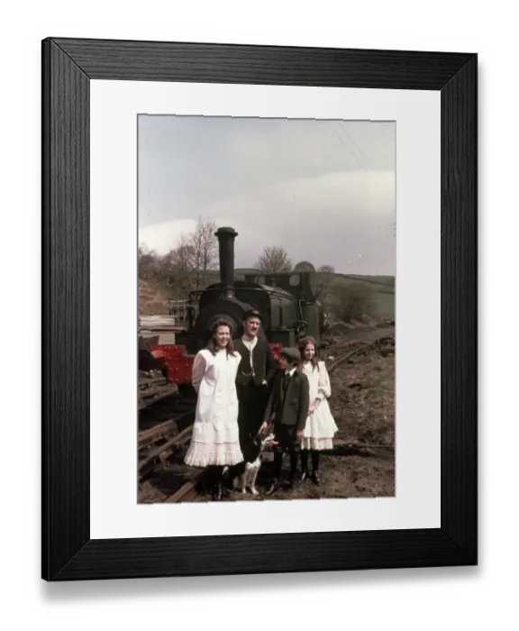Framed Print : The Railway Children