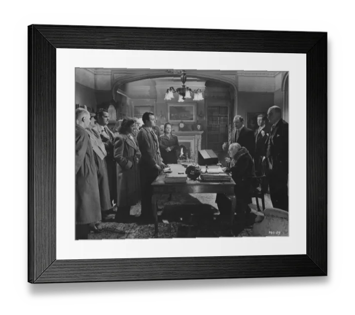 Framed Print : The Man In The White Suit