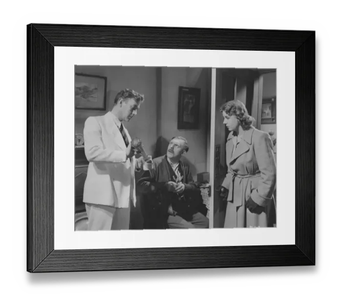 Framed Print : The Man In The White Suit