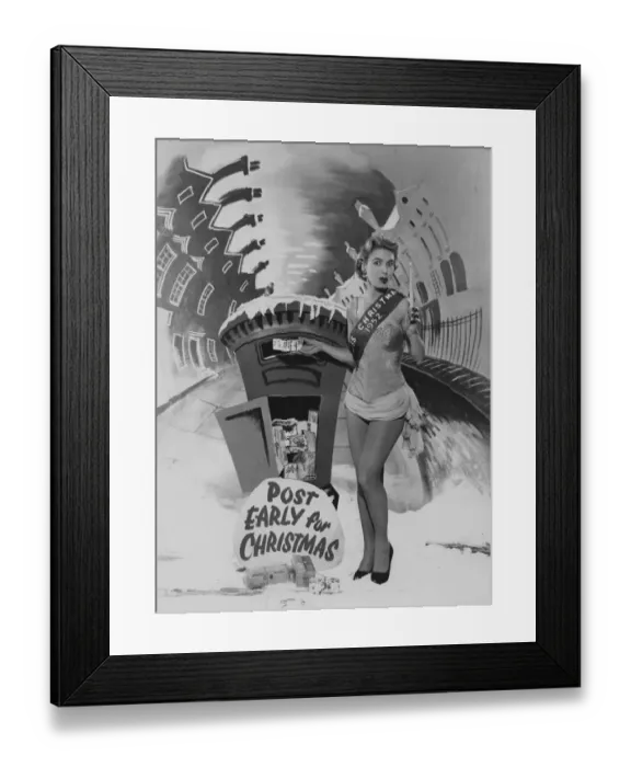 Framed Print : Post Early For Christmas Framed Print : Post Early For Christmas