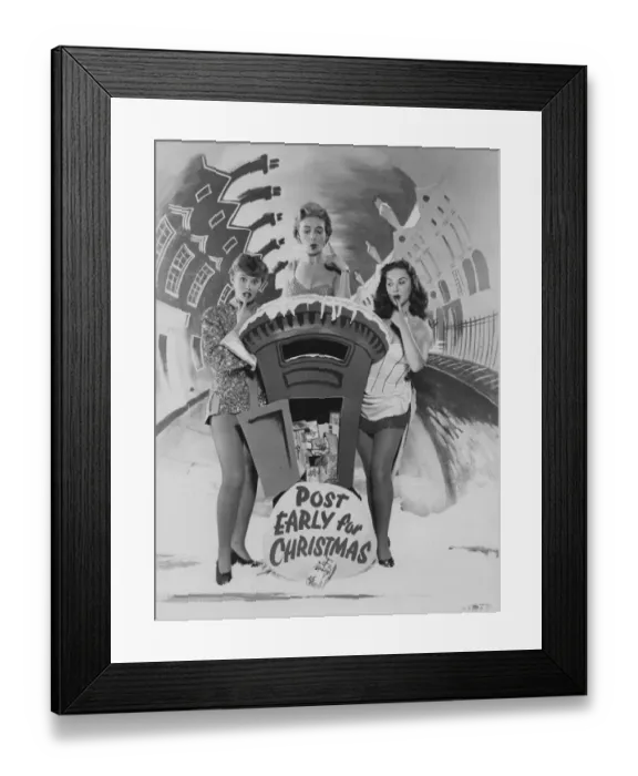 Framed Print : Post Early For Christmas Framed Print : Post Early For Christmas