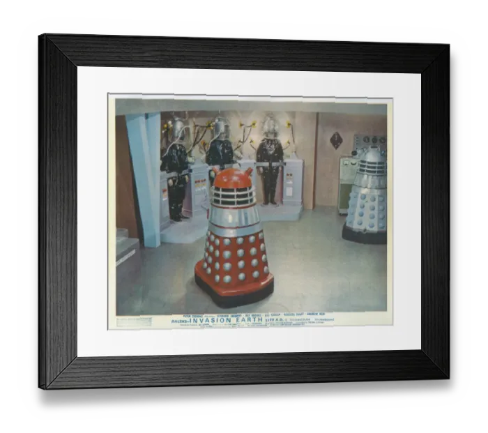 Framed Print : Daleks Invasion Earth Framed Print : Daleks Invasion Earth