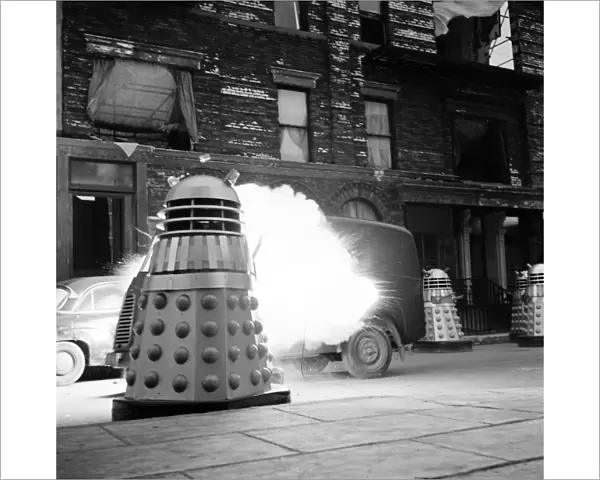 Daleks attack a rebels vehicle