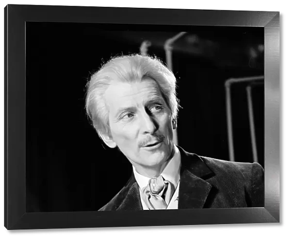 A portrait of Peter Cushing as Dr Who