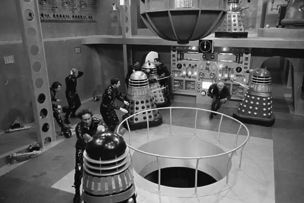 Fighting erupts inside the Daleks spaceship