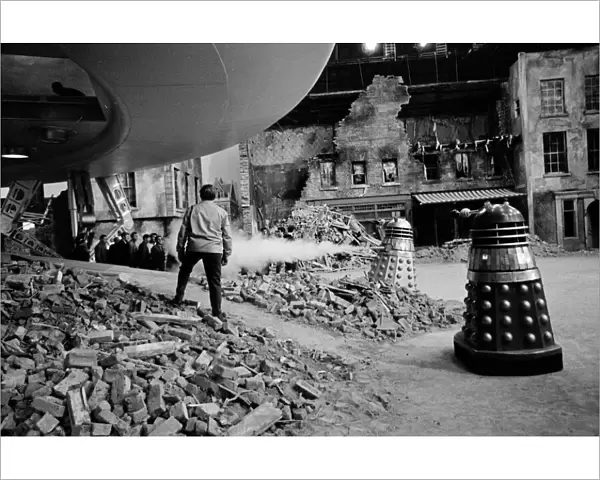 Filming Daleks Invasion Earth 2150 AD