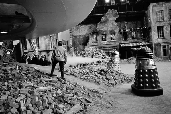 Filming Daleks Invasion Earth 2150 AD