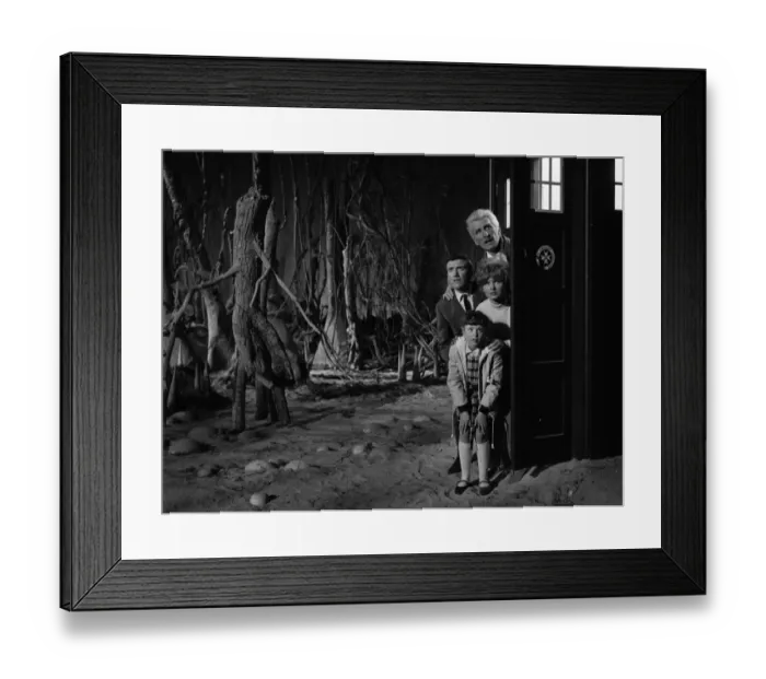Framed Print : Dr Who and The Daleks Framed Print : Dr Who and The Daleks