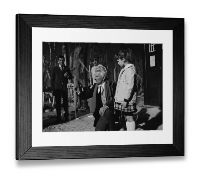 Framed Print : Dr Who and The Daleks Framed Print : Dr Who and The Daleks