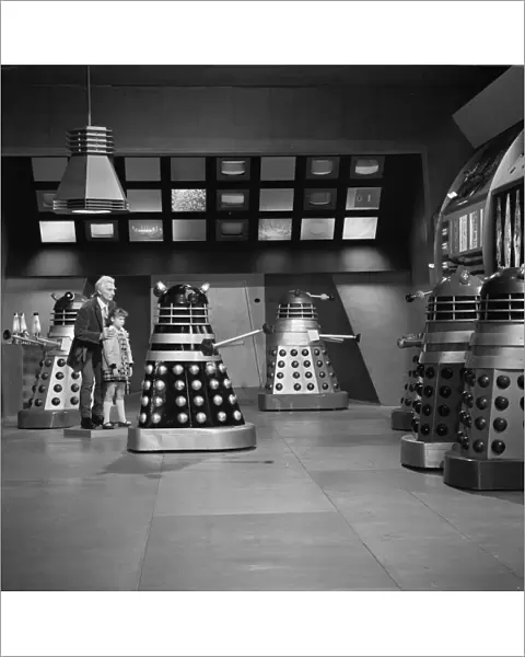 Dr Who and Susan face The Daleks