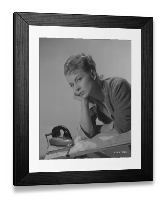 Framed Print : Joan Greenwood in a publicity portrait for Young Wives Tale Framed Print : Joan Greenwood in a publicity portrait for Young Wives Tale