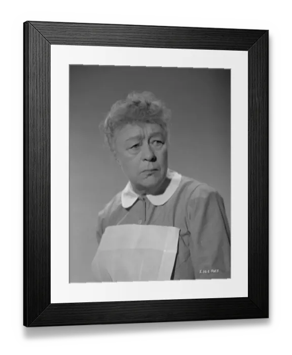 Framed Print : Athene Seyler in a publicity portrait for Young Wives Tale Framed Print : Athene Seyler in a publicity portrait for Young Wives Tale
