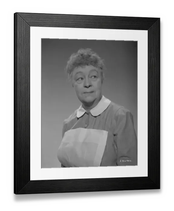 Framed Print : Athene Seyler in a publicity portrait for Young Wives Tale Framed Print : Athene Seyler in a publicity portrait for Young Wives Tale