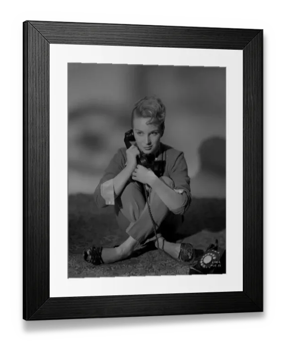 Framed Print : Joan Greenwood in a publicity portrait for Young Wives Tale Framed Print : Joan Greenwood in a publicity portrait for Young Wives Tale