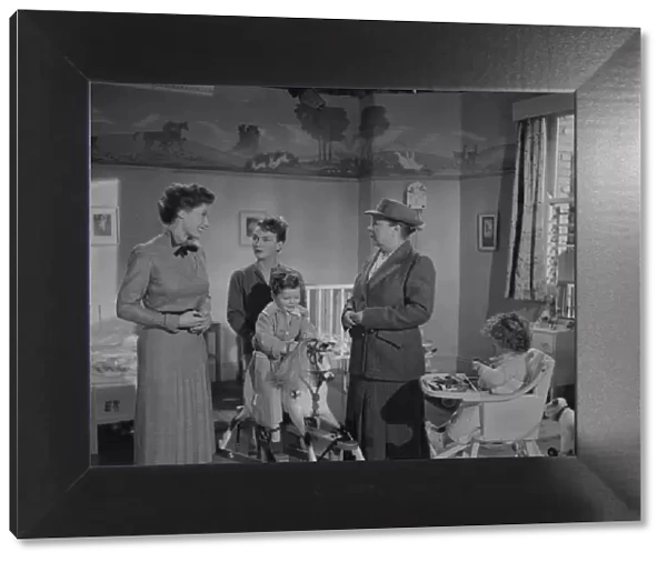 Nursery scene from Young Wives Tale with Helen Cherry and Athene Seyler