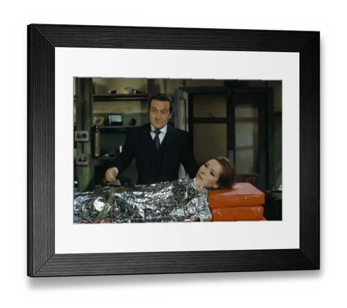 Framed Print : The Avengers, Season 5 - The Positive Negative Framed Print : The Avengers, Season 5 - The Positive Negative