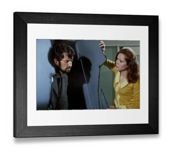 Framed Print : The Avengers, Season 5 - The Positive Negative Framed Print : The Avengers, Season 5 - The Positive Negative