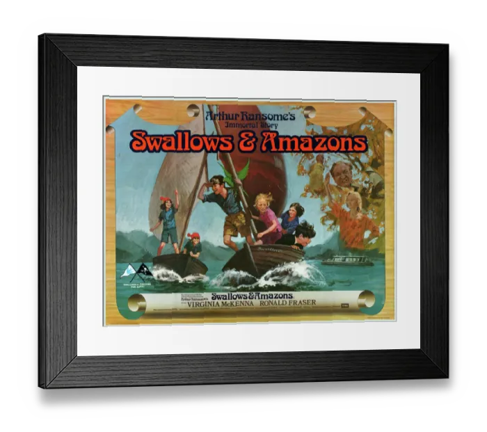 Framed Print : Swallows and Amazons