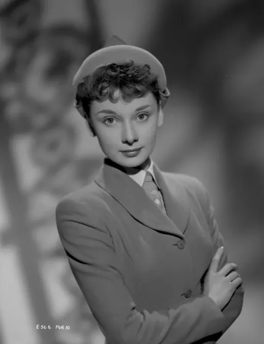 Framed Print : Audrey Hepburn in a publicity portrait for Young Wives Tale Framed Print : Audrey Hepburn in a publicity portrait for Young Wives Tale