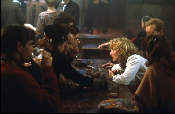 A bar scene from Plenty (1985)