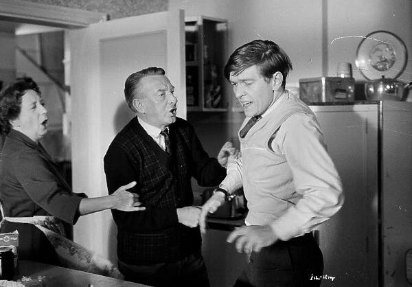 Billy Fisher and his parents argue in a scene from Billy Liar (1963)