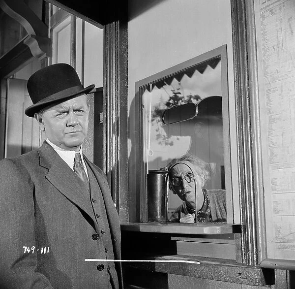 Blakeworth at the ticket office
