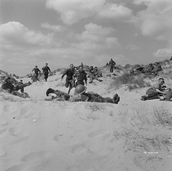 British troops stranded on the beach