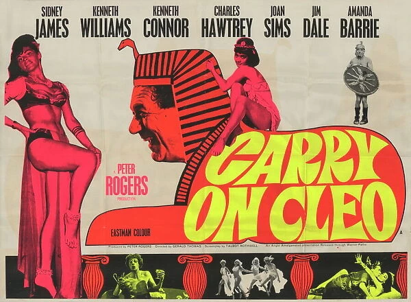 Carry On Cleo. Alternative poster artwork for the release of Peter Rogers production