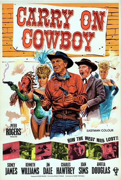 Carry On Cowboy. UK Theatrical poster