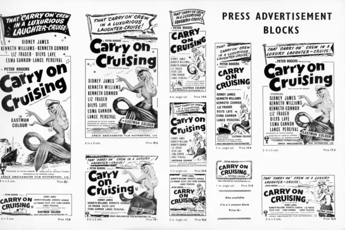Framed Print : Carry on Cruising (1962) Framed Print : Carry on Cruising (1962)