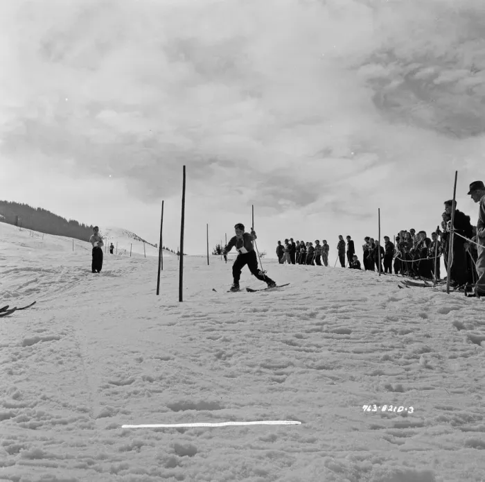 Framed Print : div1954 bw neg 190