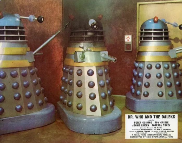 Framed Print : Dr Who and The Daleks Framed Print : Dr Who and The Daleks