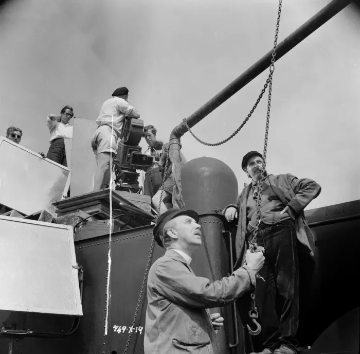 Framed Print : Filming the Titfield Thunderbolt Framed Print : Filming the Titfield Thunderbolt