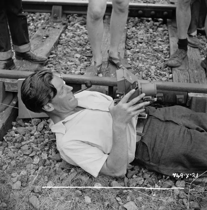 Framed Print : Filming the Titfield Thunderbolt Framed Print : Filming the Titfield Thunderbolt