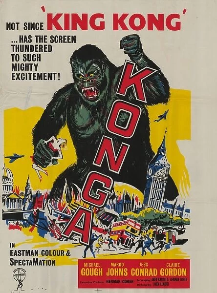 Konga UK one sheet. for the release of John Lemont's film in 1961