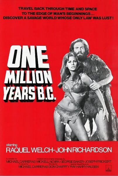 One Million Years B. C. One Sheet poster