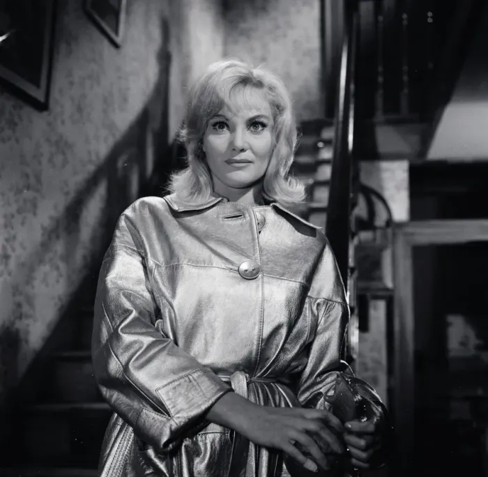 Framed Print : A production image taken on the set of Rattle of a Simple Man (1964) Framed Print : A production image taken on the set of Rattle of a Simple Man (1964)