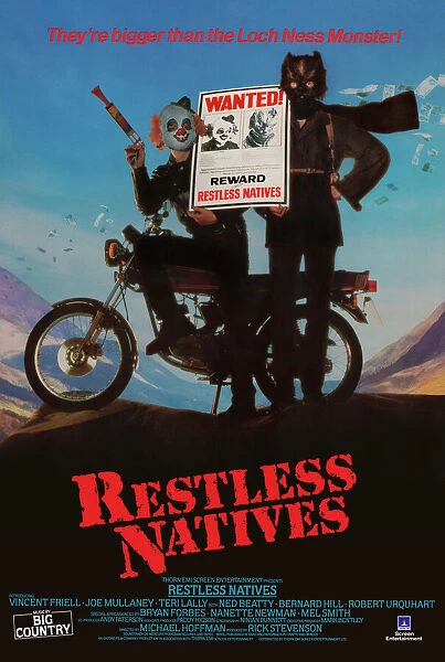 Restless Natives (1985) UK release one sheet poster