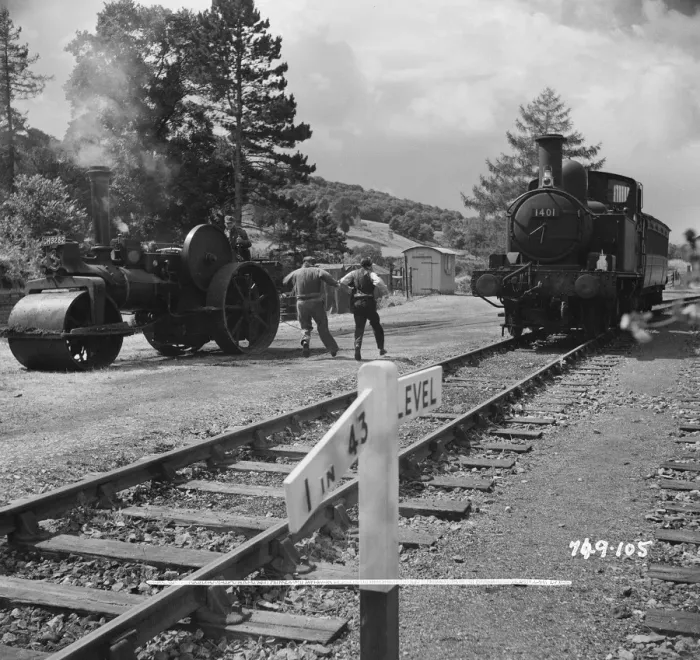 Framed Print : A scene from The Titfield Thunderbolt Framed Print : A scene from The Titfield Thunderbolt