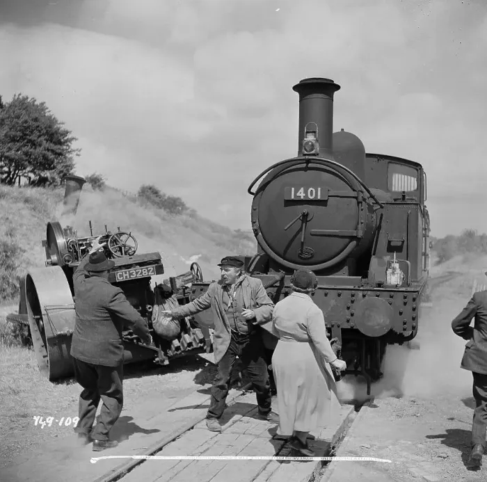 Framed Print : A scene from The Titfield Thunderbolt Framed Print : A scene from The Titfield Thunderbolt