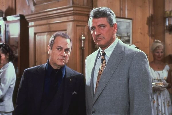 Tony Curtis and Rock Hudson in a scene from The Mirror Crack'd (1980)