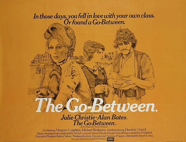 UK quad poster artwork for The Go-Between (1971)