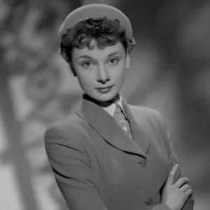 Audrey Hepburn in a publicity portrait for Young Wives Tale Audrey Hepburn in a publicity portrait for Young Wives Tale