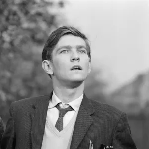 A black and white production still image from Billy Liar (1963)