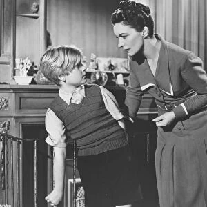 Bobby Henrey and Sonia Dresdel in a scene from The Fallen Idol (1948)
